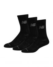 3 PACKS DE CHAUSSETTES DE PERFORMANCE NEW BALANCE NOIRES