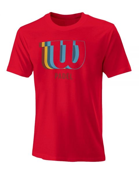 TEXTILE T-shirt Femme Wilson Padel Blur Tech Red