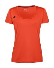 BABOLAT PLAY CAP SLEEVE T-SHIRT SENZA MANICHE ROSSO DONNA