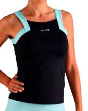 CAMISETA ENDLESS BREEZE NEGRO AZUL MUJER