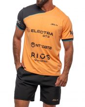 T-SHIRT SIUX ELECTRA STUPA OFFICIEL HOMME ORANGE FW24