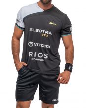 CAMISETA SIUX ELECTRA STUPA OFICIAL HOMBRE NEGRA FW24