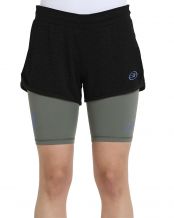 SHORT BULLPADEL TEIXEL NEGRO MUJER