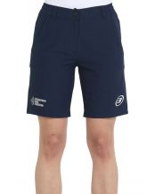 SHORT BULLPADEL ESTAN 400 BLEU MARINE FEMME