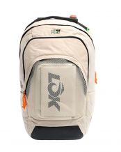 BACKPACK LOK MAXX OFFWHITE BIANCO ARANCIONE