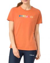 CAMISETA HEAD RAINBOW NARANJA MUJER