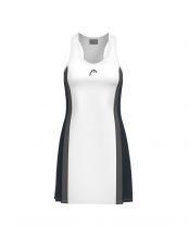 VESTIDO HEAD CLUB 25 BLANCO/NEGRO