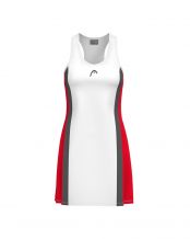 HEAD CLUB 25 ROBE BLANC/ROUGE