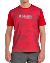 CAMISETA BULLPADEL ESGOS 069 CEREZA