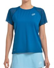 CAMISETA MANGA CORTA BULLPADEL DEDALE AZUL TINTA MUJER