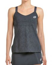 CAMISETA TIRANTES BULLPADEL ADURI NEGRO MUJER