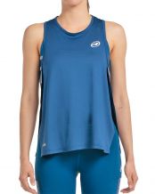 CAMISETA TIRANTES BULLPADEL DURANTA AZUL TINTA MUJER