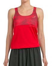 CAMISETA TIRANTES BULLPADEL MUJER EBLA 069 CEREZA