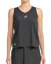 CAMISETA TIRANTES BULLPADEL MUJER LLEVA NEGRO