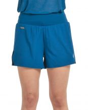 SHORT POLYESTER BULLPADEL FEMME DICTIO 031 BLEU ENCRE