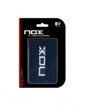 BLISTER (2 UNITS) POIGNET NOX BLEU LOGO BLANC