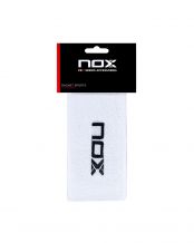 CAJA 6 UDS. - BLISTER (2 UDS) MUEQUERA LARGA NOX BLANCA LOGO NEGRO MULBLNEG2UDBOX