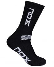 NOX TECHNICAL HALF-CALF SOCKS BLACK VERTICAL LOGO