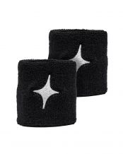 BLISTER (2 PCS.) STARVIE WRISTBAND BLACK STAR WHITE