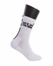 CALCETINES SOFTJIM PREMIUM BLANCO/NEGRO 40500.A08