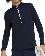 WILSON ELEVATE PERFORMANCE HALF ZIP NAVY BLUE