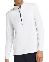 WILSON  ELEVATE PERFORMANCE HALF ZIP BLANCO