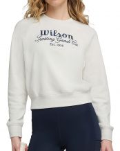 SWEATSHIRT WILSON SIDELINE CREW WW00136411GYC SANDRIFT