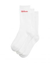 PACK 3 CALCETINES WILSON CREW LOGO BLANCO