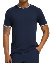 CAMISETA WILSON COURT PERFORMANCE CREW AZUL MARINO