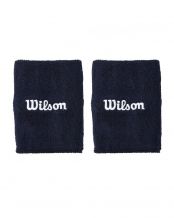 WILSON WIDE TERRY BLEU MARINE WIDE WRISTBANDS