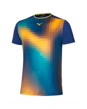 T-SHIRT MIZUNO FRONTIER SHADOW GRAPHIC TEE BLU NAVY