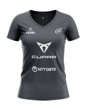 CAMISETA BULLPADEL LARDA NEGRO MUJER