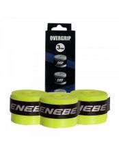 BLISTER 3 OVERGRIPS ENEBE LISSES JAUNE FLUO A003777.019 ​​