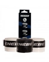 BLISTER 3 OVERGRIPS ENEBE LISOS BLANCO/NEGRO/BLANCO A003777.BNB