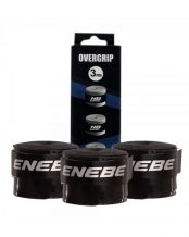 BLISTER 3 OVERGRIPS ENEBE LISOS NEGROS