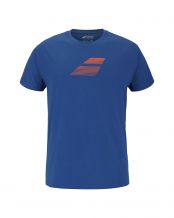 BABOLAT EXERCISE BIG FLAG T-SHIRT BLEU