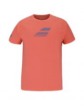 BABOLAT EXERCISE BIG FLAG T-SHIRT ROUGE