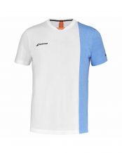 T-SHIRT BABOLAT PLAY CREW NECK TEE HOMME BLANC