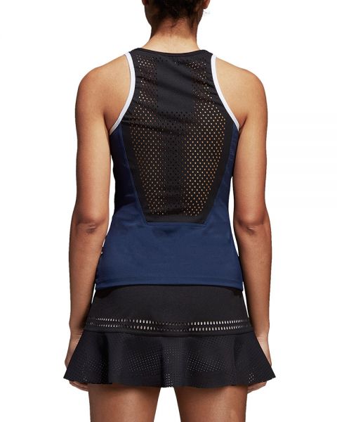 impulso eficaz interior Camiseta adidas Stella McCarney Mujer Marino Negro| adidas - Street Padel