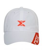 CASQUETTE NOX BLANC LOGO ROUGE