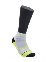 CHAUSSETTES ENEBE COUPE BAS BLANC JAUNE FLUO
